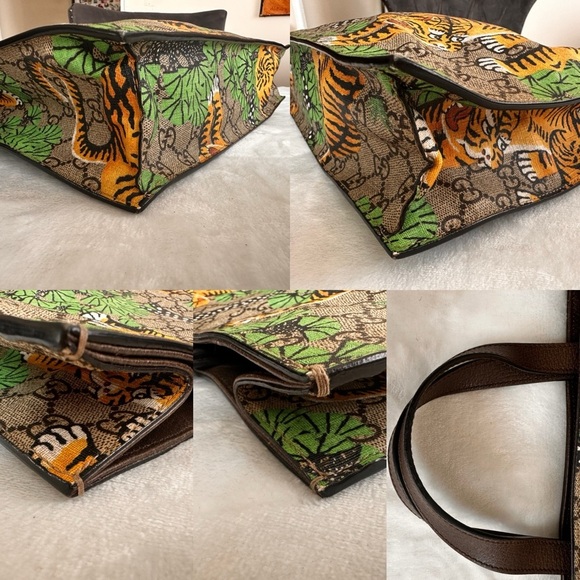 Gucci GG Supreme Bengal Tiger Tote - Picture 6 of 9